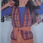 XS S Teen Misses All in One Open Front Wrap Vest Crochet Pattern