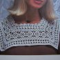 1980's Vintage Crochet Pattern Lace Collar Edgings Trims USA 1 Cent Shipping