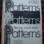 Vintage Blue Ribbon Patterns P 780 Weaving Yarn and Yarns Craft Techniques