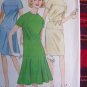 USA 1 Cent S&H 1960's Dress Sewing Pattern Wiggle or Flared Skirt SZ 16 McCall's 8507