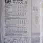 USA 1 Cent S&H 1960's Dress Sewing Pattern Wiggle or Flared Skirt SZ 16 McCall's 8507