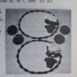 USA S&H 1 Cent Vintage Crochet Pattern Drew's Drawer Flower Placemat & Coaster Set