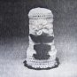 Plate Mate Flowers 1980's Vintage Crochet Pattern Kitchen Blender Cover