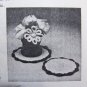 USA Penny S&H Retro Crochet Pattern Kitchen Table Floral Centerpiece & Hot Pads