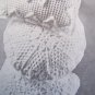 USA 1 C S&H Mary Maxim Vintage Crochet Pattern Round Pillow 14"  1634