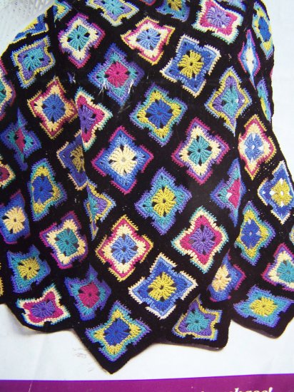 Us 1 Penny Sandh Red Heart Crochet Pattern Spectrum Crocheted Afghan 3534