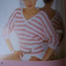 Susan Bates 1980's Vintage Knitting Pattern Book 8 Misses Sweaters Patterns