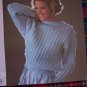 Susan Bates 1980's Vintage Knitting Pattern Book 8 Misses Sweaters Patterns