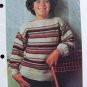 USA 1 Cent S&H > 1.99 < patterns Vintage Knitting Pattern Boat Neck Knit Sweaters