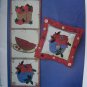 Uncut 90's Pillow & Mini Wall Quilt Fruits Delight NO Sew or Sewing Quilting Patterns