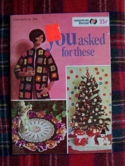 USA 1 Cent S&H Vintage Crochet Patterns Book Coats Doily Christmas ...