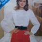 70's Vintage Sewing Pattern 5084 Ruffled Long Sleeve Blouse Culottes Gauchos 8 10 12