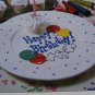 USA 50 Cent S&H  Happy Birthday Cake Plate Pattern TO Paint Decorate Plates