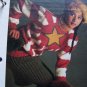 1980's Starburst Pullover Sweater & Ribbed SKirt Knitting Pattern