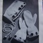 60's Vintage Mittens & Socks Knitting Pattern Book 163 Winter Hood Hats Stole Wrap Cape