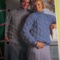 1 Cent S&H USA Vintage His & Hers Matching Reversible Sweaters Knitting Patterns