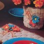 USA 1 Cent S&H Crocheted Vintage Pattern Placemat & Plant Pot Cover