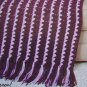1 Cent USA S&H Violet & Lilac Caron Yarn Crochet Afghan Pattern Leaflet