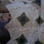 1 Cent USA S&H Crochet Afghan Pattern Plush Throw LW1357 Floral Squares
