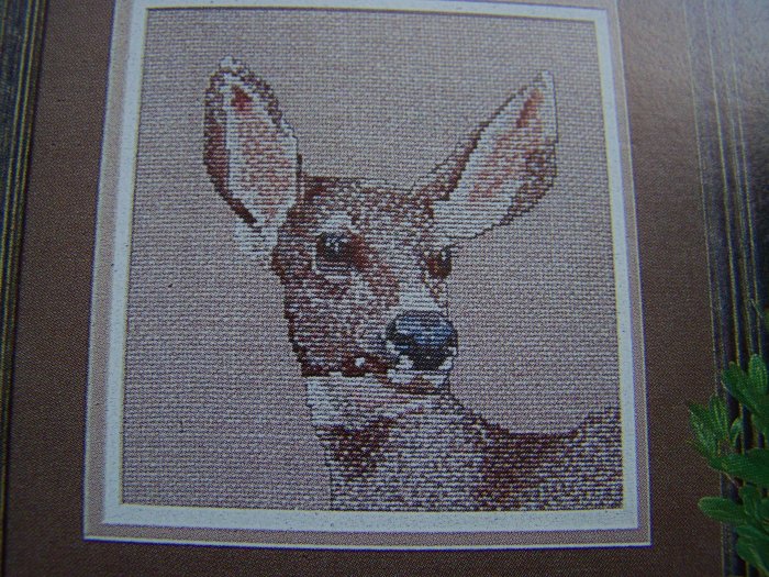 1985 Vintage Woodland Wildlife Cross Stitch Patterns Book 11 Forest Animals