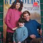 Vintage Reynolds Knitting Patterns Family Twist Stitch Cable Pullover Sweaters # 429