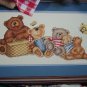 1 Cent USA S&H Needlework Pattern The Bear's Picnic Embroidery 2221