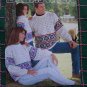 Knitting Patterns Adult Childs Ski Sweaters & Mom Daughter Cable Cardigans Pattern 907