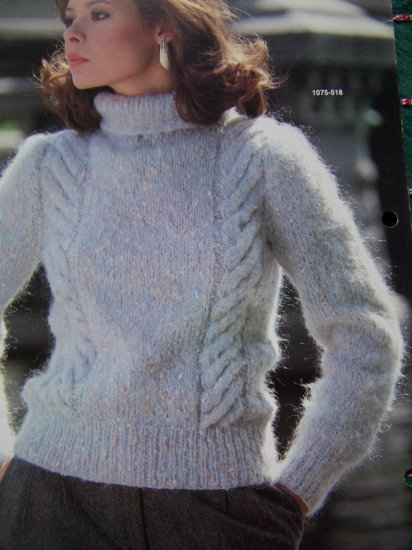 Vintage Bernat Book 518 Two Misses Knitting Patterns Shawl Collar ...