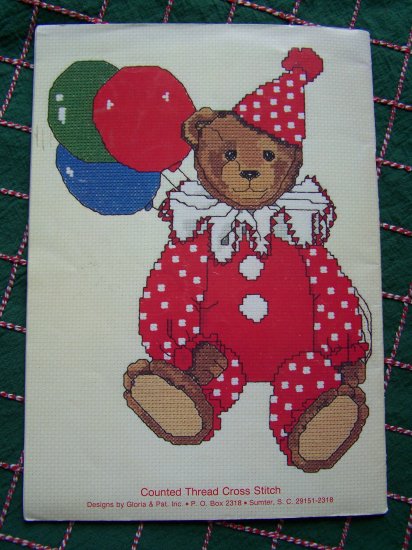 25 Vintage Teddy Bear Patterns Cross Stitch Embroidery Needlepoint Book