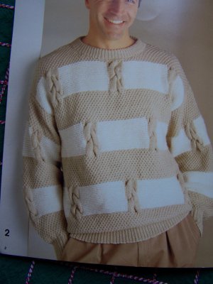 Knitting Pure and Simple Men&apos;s Sweater Patterns - 276 - Basic