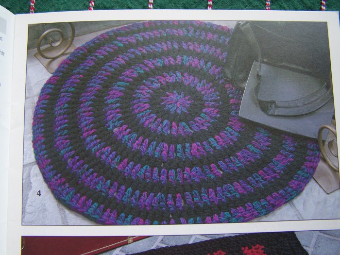 8 Worsted Yarn Q Hook Crochet Rug Patterns