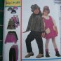 Girls 4 5 6 Winter Wardrobe Sewing Pattern 9533 A Line Jumper Dress Jacket Pants Hat Uncut