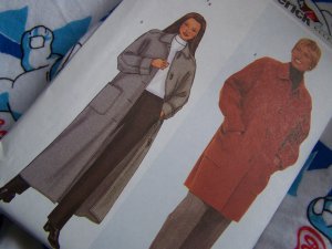 Free USA S&H Misses 8 10 12 A Line Coat Above Mid Knee or Ankle Length 3336