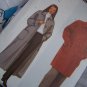 Free USA S&H Misses 8 10 12 A Line Coat Above Mid Knee or Ankle Length 3336