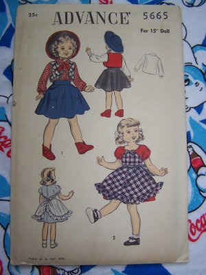 Matching Girl and Doll Aprons Pattern | Dolly Outfitters Patterns
