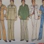 Men's Vintage Uncut Sewing Pattern Shirt Jacket & Pants Leisure Suit 7314 Sz 38 40