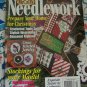 Dec 1996 McCall's Needlework Magazine 18 Patterns Knitting Crochet Cross Stitch
