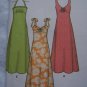 Simplicity Sewing Pattern 4630 Summer Dress Sundress Strapless Tie Straps Strapless 6 8 10 12