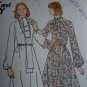 Vintage Butterick Sewing Pattern 3943 Flared Long Maxi or Reg Length Dress Turnover Tie Collar Sz 12