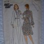 Vintage Butterick Sewing Pattern 3943 Flared Long Maxi or Reg Length Dress Turnover Tie Collar Sz 12
