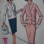 Vintage 60's McCall's Sewing Pattern 7117 Jackie O Suit Dbl Breasted Jacket Slim Skirt Sz 10