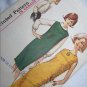 Vintage 1960s Sewing Pattern 5537 Misses Jumper or Dress & Blouse Bust 31 XXS XS S