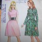 60s Vintage Sewing Pattern 9481 Misses Dress Fitted Bodice Cummerbund Sz 10