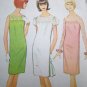 Uncut 1960s Vintage Dress Sewing Pattern 8262 Teens Slim Sheer Yoke Long or Short Puff Sleeves