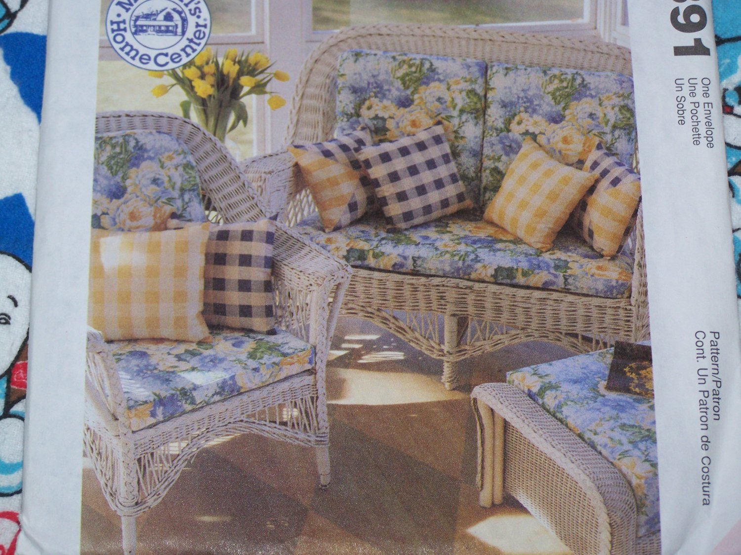 New Sewing Patterns & Instructions Recovering Outdoor Patio Chair Bench