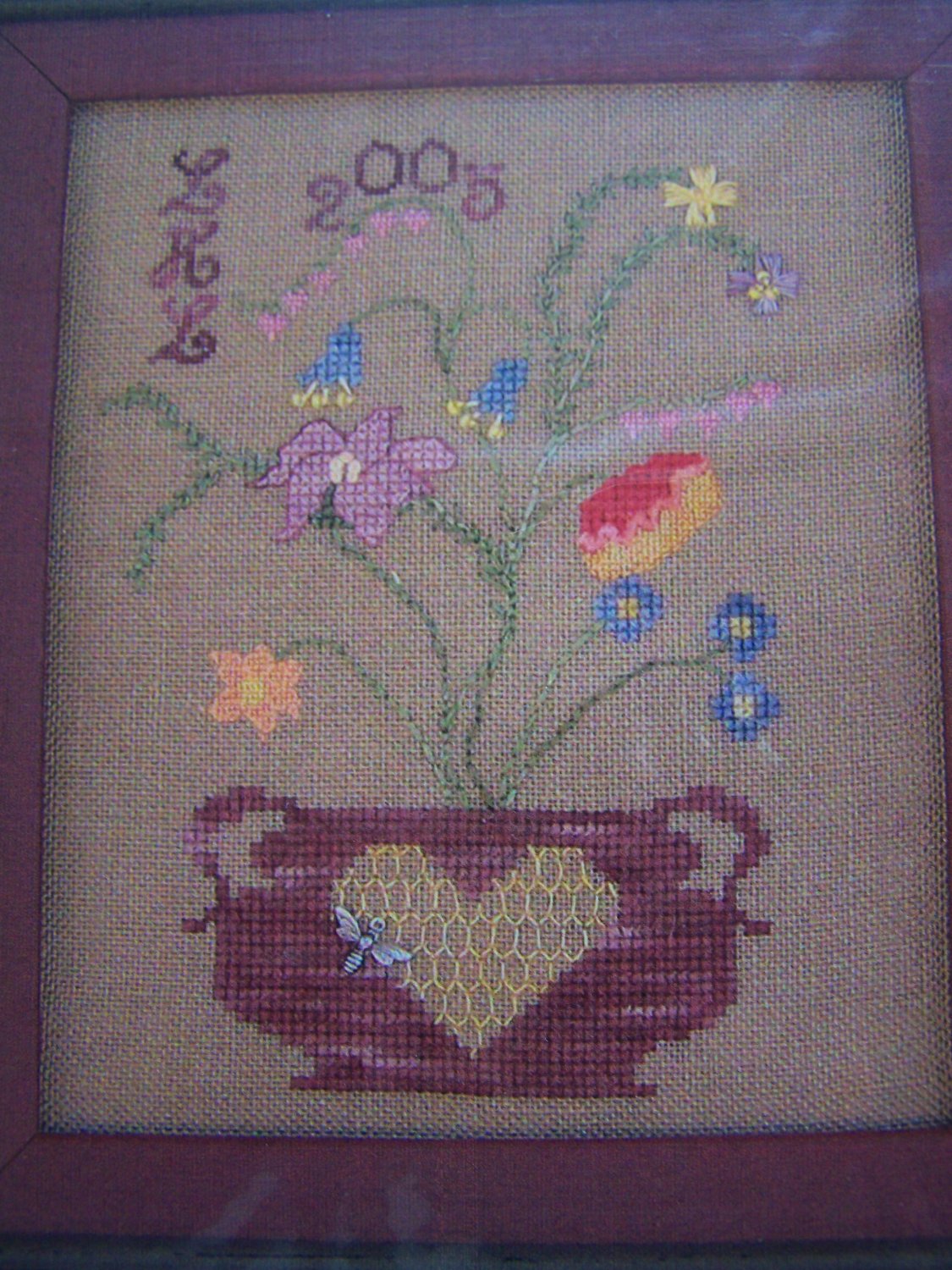 2005 New Fancy Flowers 2 Cross Stitch Pattern Chart & Embellishments Pack