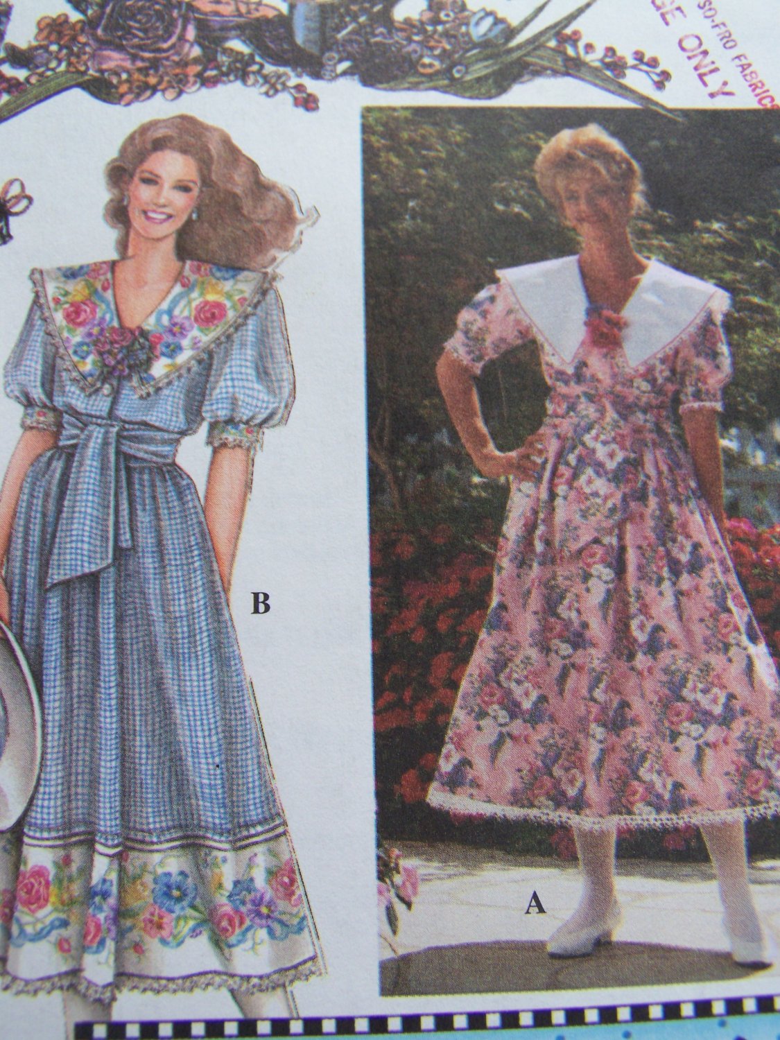 New 1990s Misses Daisy Kingdom Dress Sewing Pattern 9453 Full Skirt Big