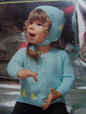 643 BRUNSWICK Dreams Vivant Knitted Coat Pattern | Vintage
