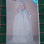 Free USA S&H New 1984 Vintage 13" Doll Clothing Sewing Patterns Christening Gown Slip Hat