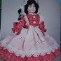USA 0 S&H Vintage Sewing Pattern Doll Dress & Hat DPP108 Poissot 11 - 12 Inch Dolls